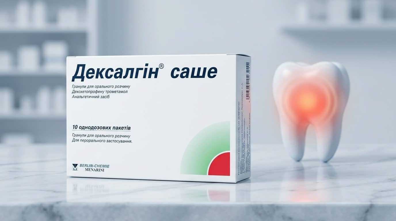 Дексалгін від зубного болю